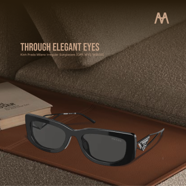 Kính Prada Milano Irregular Sunglasses [OPR 14YS 1AB5S0] - Image 1