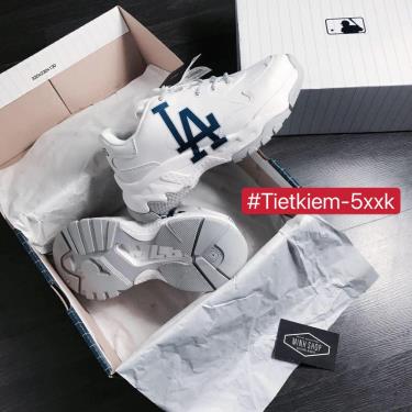 Bản Ưa Chuộng~ Hàng Chính Hãng MLB LA Dodgers Sneakers - Big Ball Chunky A **2021** 32SHC1011 8 07W ban-ua-chuong--hang-chinh-hang-mlb-la-dodgers-sneakers-big-ball-chunky-a-2021-32shc1011-8-07w