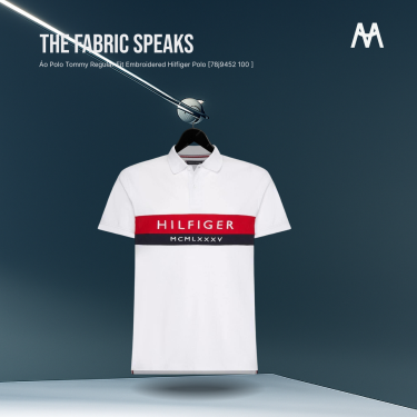 Áo Polo Tommy Regular Fit Embroidered Hilfiger Polo [78j9452 100 ] - Image 1