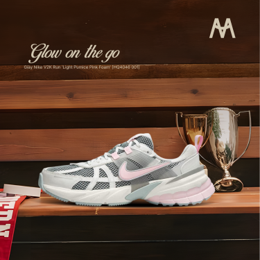 Giày Nike V2K Run ‘Light Pumice Pink Foam’ [HQ4046 001] - Image 1