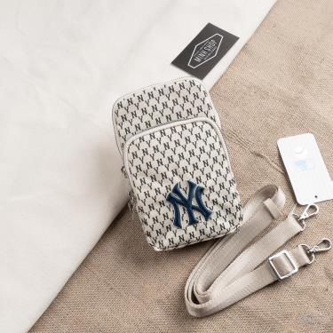 Túi MLB Monogram Mini Cross Bag New York Yankees  White  [32BGDK111 50I] [ O ]