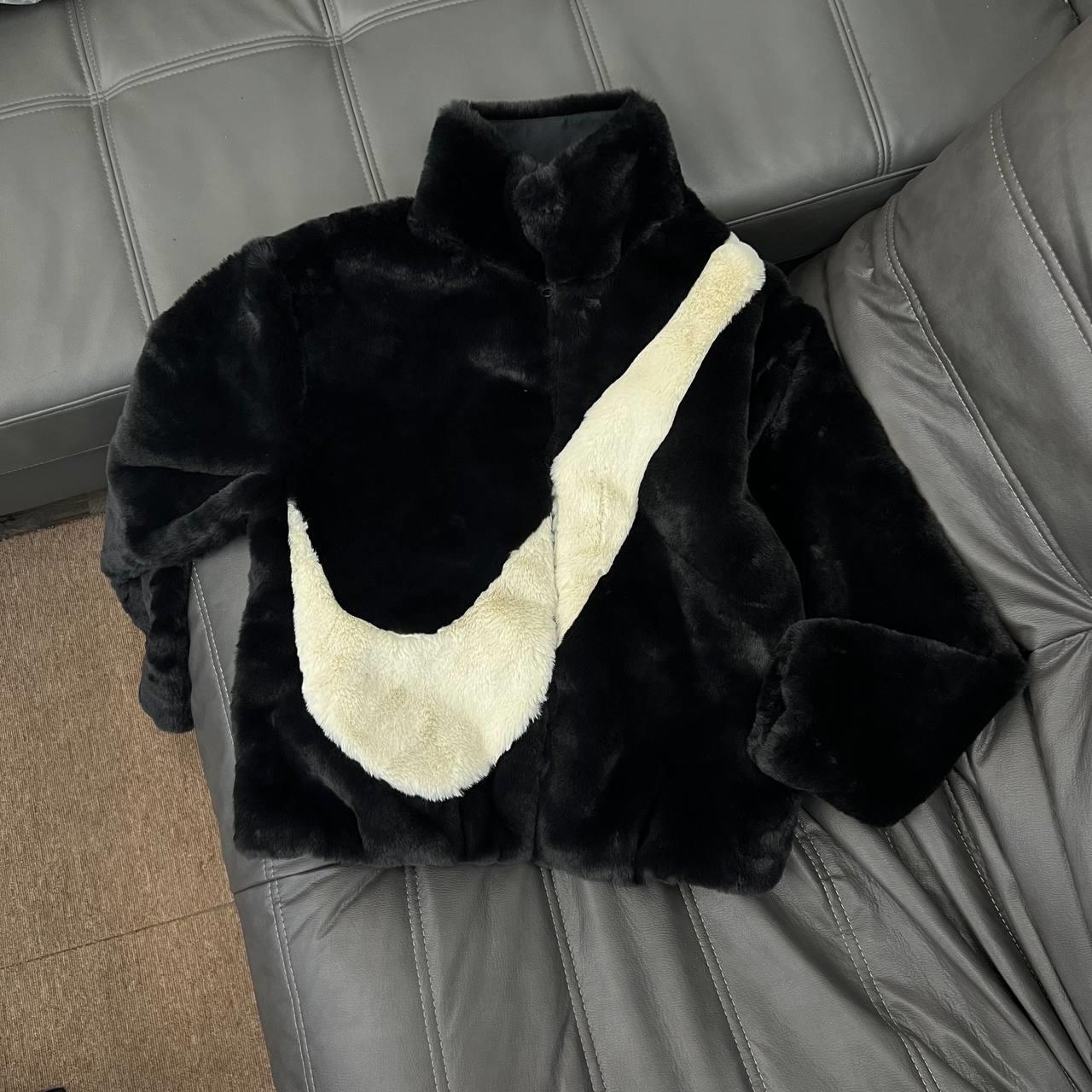 Minhshop.vn - Áo khoác Nike Sportswear Faux Fur Jacket Black