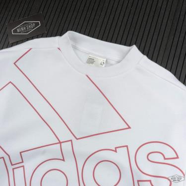 -50% Áo Sweater Adidas Giant Logo White