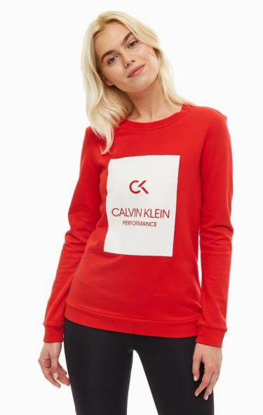 Áo Sweatshirt Calvin Klein Performance Red