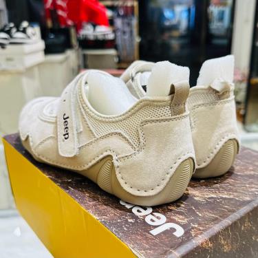 Giày Jeep Mary Jane Velcrot ''Grey'' [PD241WAS873]