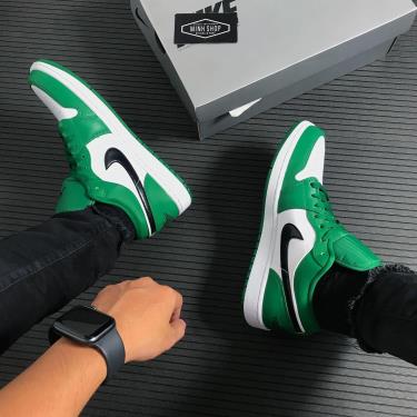 Giày Nike Jordan 1 Low Pine Green  ** [ 553558-301]