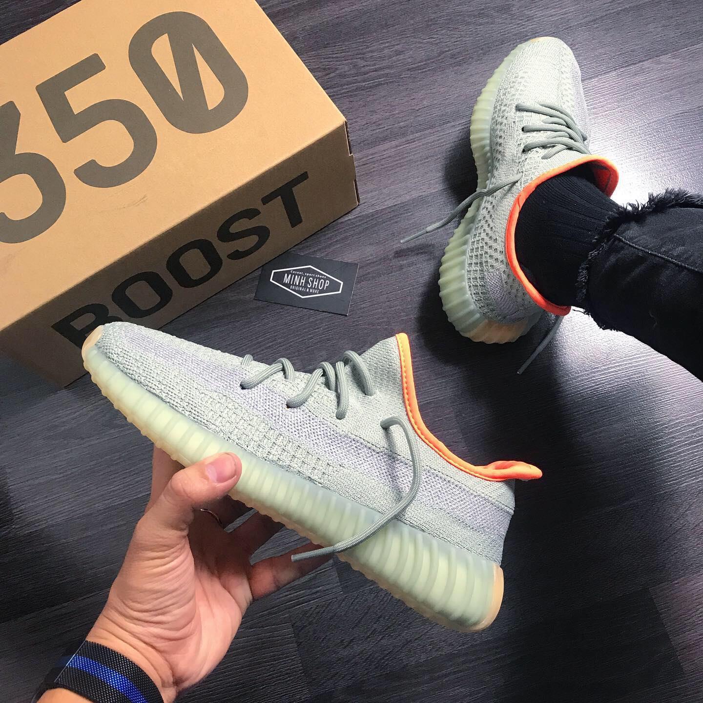 Minhshop.vn - Giày Adidas Yeezy Boost 350 V2 Desert Sage [FX9035]