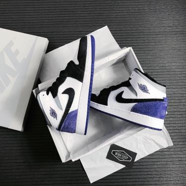 Giày Nike Jordan 1 Mid SE Purple GS **