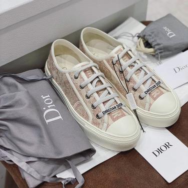 Hàng Chính Hãng  Walk'n'Dior Sneaker Pale Pink  2021**