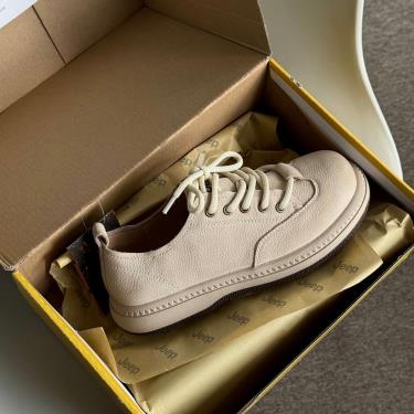 Giày Jeep Loafers Casual Leather Shoes ''Grey'' [P651W13142] - Image 1