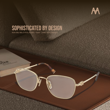 Kính Miu Miu EYEGLASSES ''Gold'' [VMU 50X ZVN1O1] - Image 1