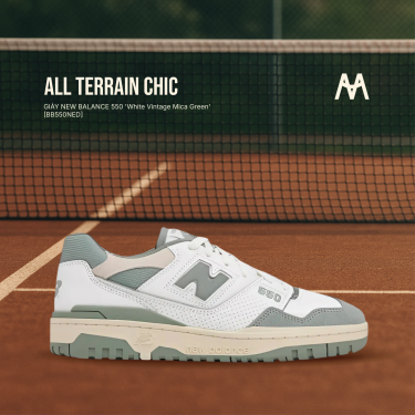 GIÀY NEW BALANCE 550 'White Vintage Mica Green' [BB550NED]