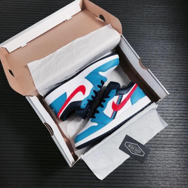 -35% 🌟 Giày Nike Air Jordan 1 Low 'Game Time' GS ** [CV4892 100]