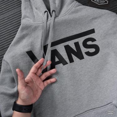 Áo Hoodie Vans Classic Grey/Black [VN0A456BADY]
