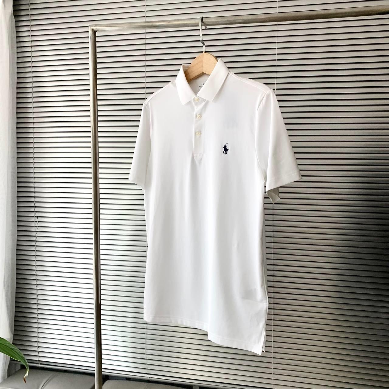  - Áo Polo Ralph Lauren Classic Fit Active Performance White