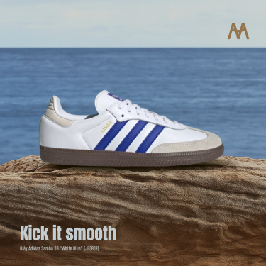 Giày Adidas Samba OG ''White Blue'' [JR0909] - Image 1