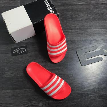 Hàng Chính Hãng Adidas Dép Adilette Aqua Slides Solar Red * 2021**** Flash Deal ( 3 đôi )