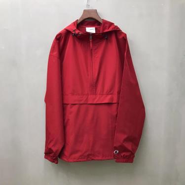 Hàng Chính Hãng Áo Khoác Champion Packable Jacket Red Basic 2021** CB1012539 hang-chinh-hang-ao-khoac-champion-packable-jacket-red-basic-2021-cb1012539
