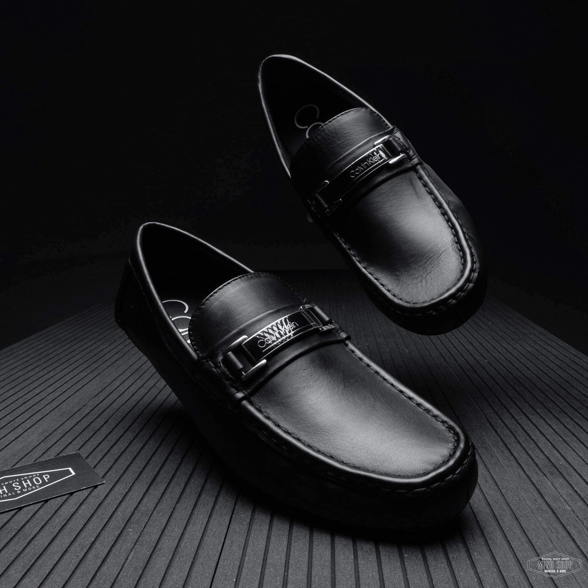 Minhshop.vn - 50% OFF Giày Calvin Klein Kaufman Crust Leather Black **  34F2198-BLK XXX