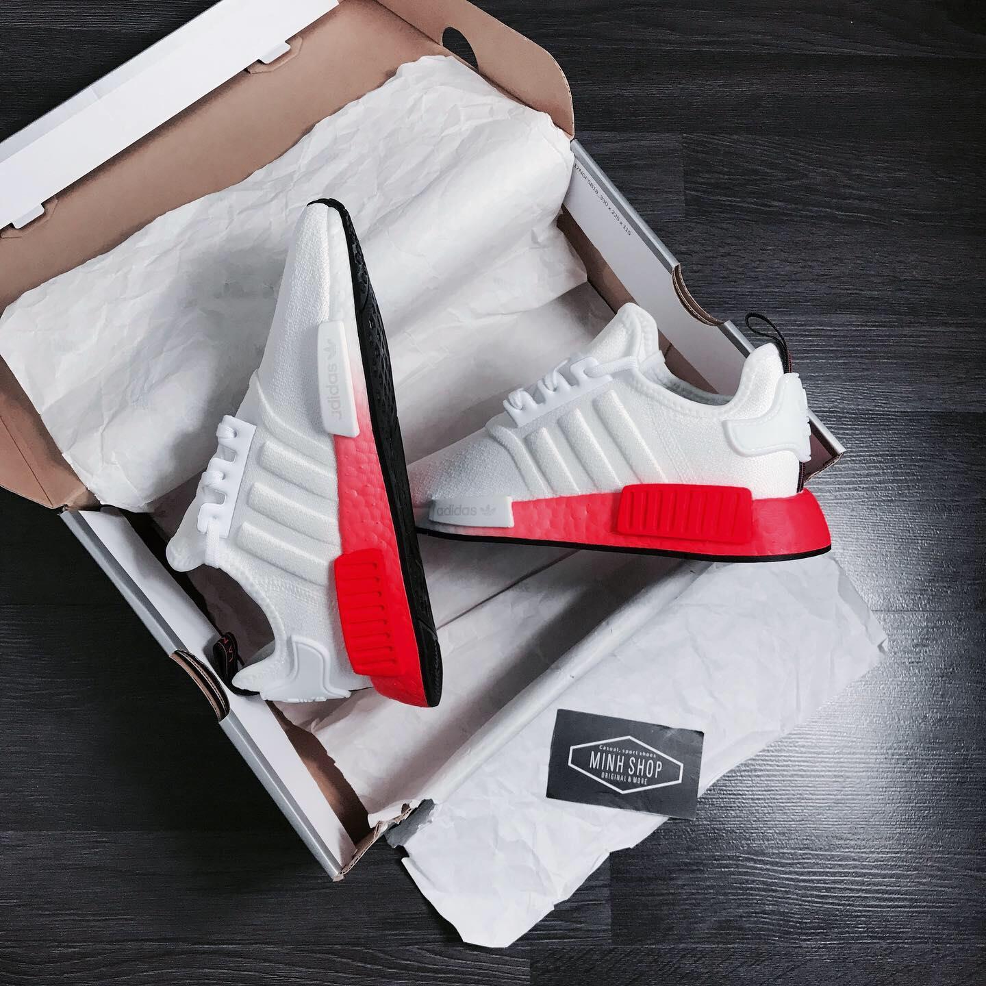 Nmd r1 cloud white best sale solar red