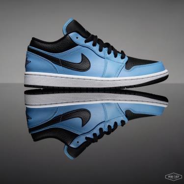 Giày Nike Air Jordan 1 Low GS 'University Blue Black' [553560 403]