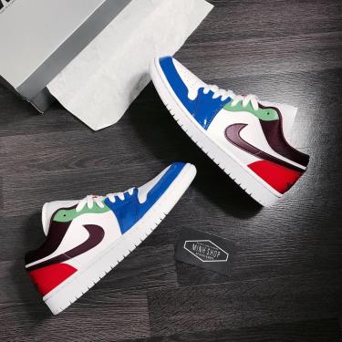 SALE - 35% Giày Nike Air Jordan 1 Low "Multi-Color" ** [DB5455-100]