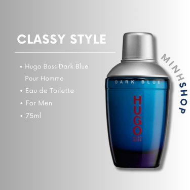 Minhshop.vn N c Hoa Hugo Boss Dark Blue Pour Homme Eau de