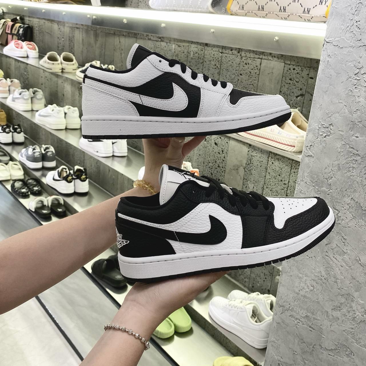 Minhshop.vn - Giày Nike Air Jordan 1 Low SE Homage White Black