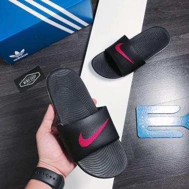 Hàng Chính Hãng Dép Nike Kawa Slide Black/Pink  2020**
