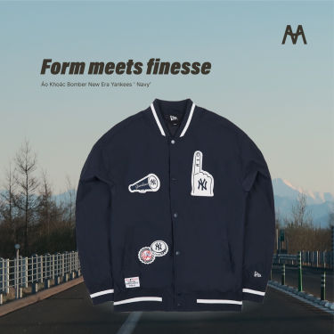 Áo Khoác Bomber New Era Yankees ' Navy' - Image 1