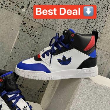 Minhshop.vn - Giày Adidas Drop Step Mid-Top White/Black/Blue [GW6188]