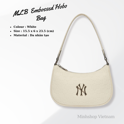 MLB Korea Monogram Jacquard Hobo Bag, New York Yankees 9 Colors