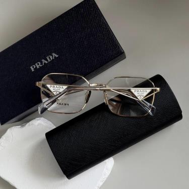 Kính Prada Eyeglasses ''Pale Gold'' [VPR A51 ZVN1O1] - Image 1