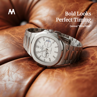 Đồng Hồ Carnival ''White/Silver'' [8158G] - Image 1