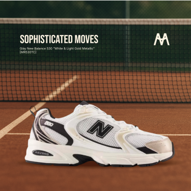 Giày New Balance 530 "White & Light Gold Metallic" [MR530TC]