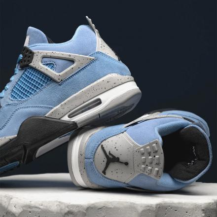 Minhshop.vn - Giày Nike Air Jordan 4 Retro University Blue GS