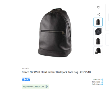 Hàng Chính Hãng Balo Coach NY West Slim Leather Tote Bag 2021** F72510 hang-chinh-hang-balo-coach-ny-west-slim-leather-tote-bag-2021-f72510