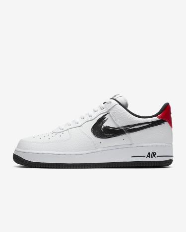 Hàng Chính Hãng Nike Air Force 1 Low Brushstroke White Black 2021** Hàng Chính Hãng Nike Air Force 1 Low Brushstroke White Black 2021**