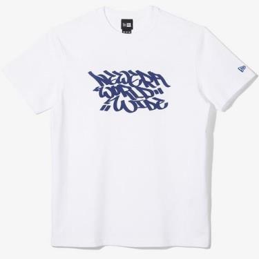Hàng Chính Hãng Áo Thun New Era Graffiti World Wide Seoul White 2020**