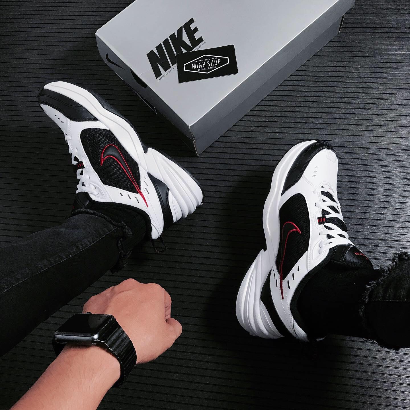 nike air monarch varsity red