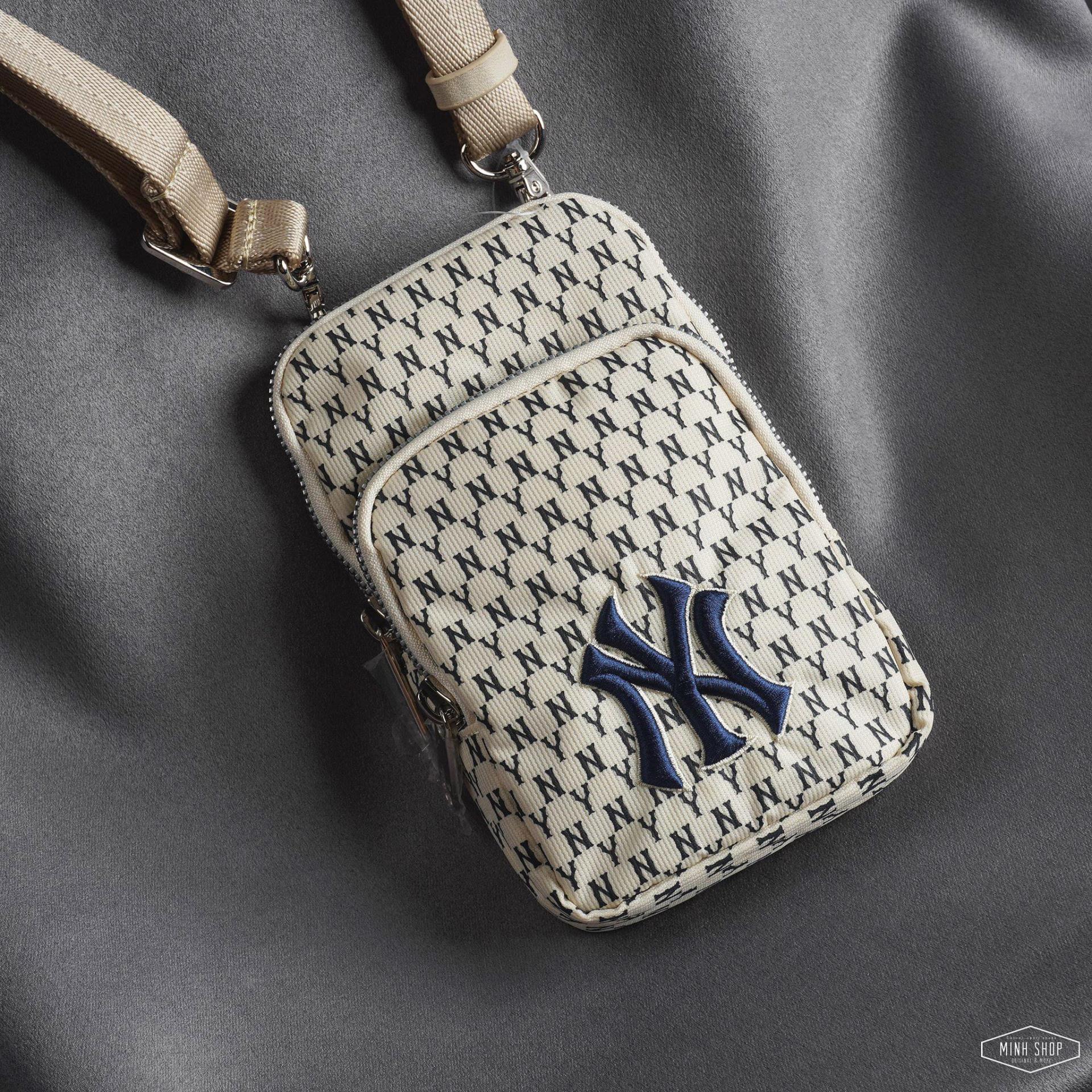 mlb jacquard monogram cross bag