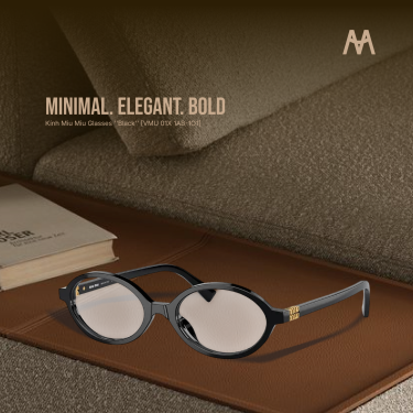 Kính Miu Miu Glasses ''Black'' [VMU 01X 1AB-1O1] - Image 1