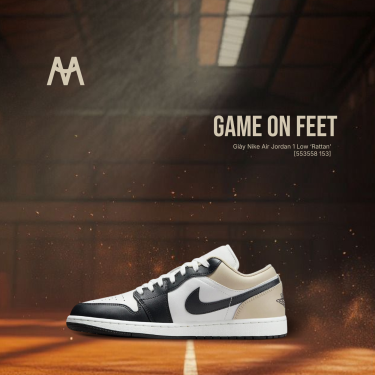 Giày Nike Air Jordan 1 Low ‘Rattan’ [553558 153] - Image 1