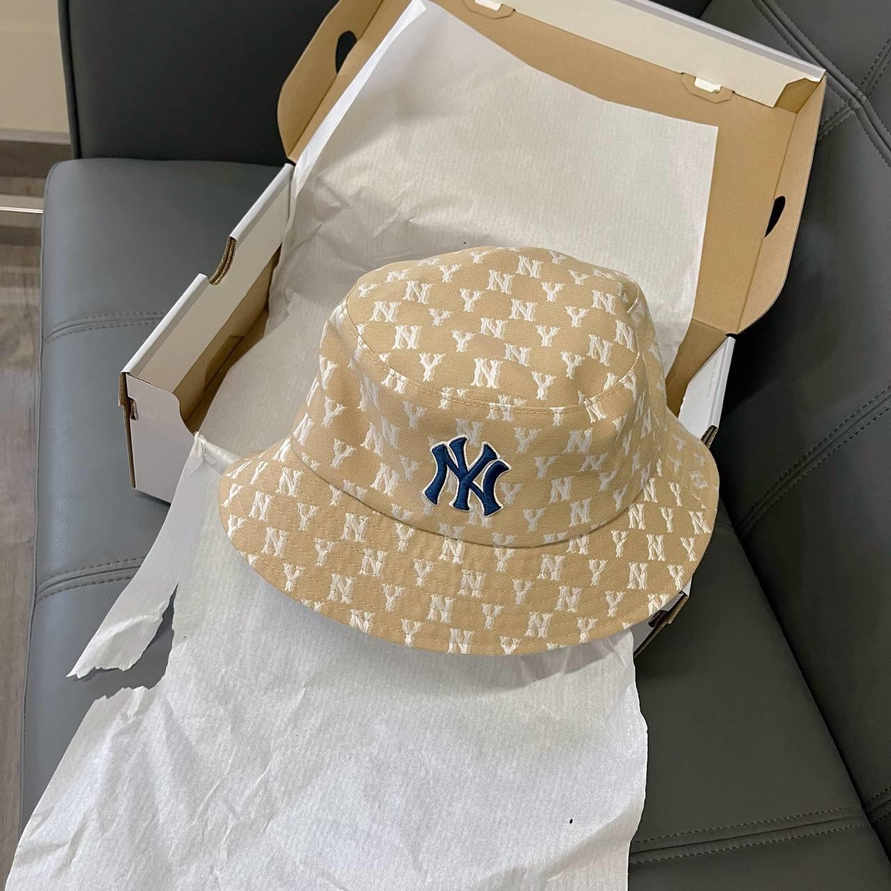 Nón MLB Bucket Hat Monogram Gradation New York Yankees 3AHTM2423 50BLS   GIAYSAUVN