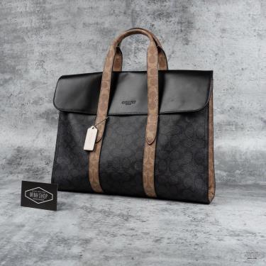 Hàng Chính Hãng Túi Coach Metropolitan Portfolio in Colorblock Signature Canvas 2021** [5079 COACH]