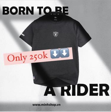 ONE SIZE L ONLY 250K🍀 Áo Thun New Era Raiders Grey