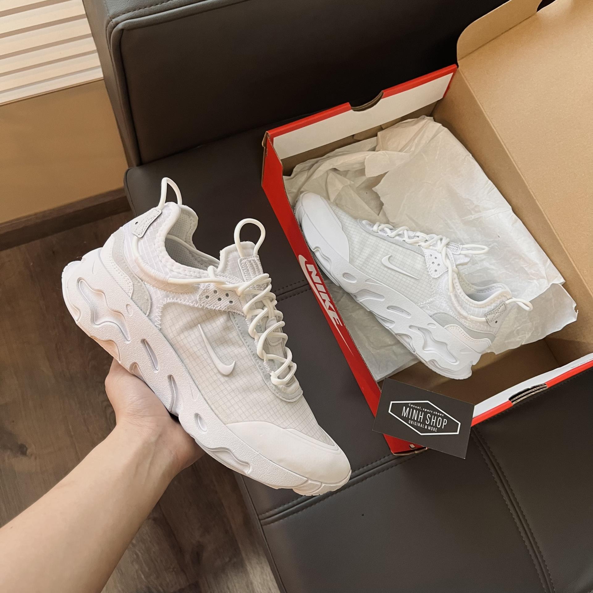 Giày Nike React Live Triple White 