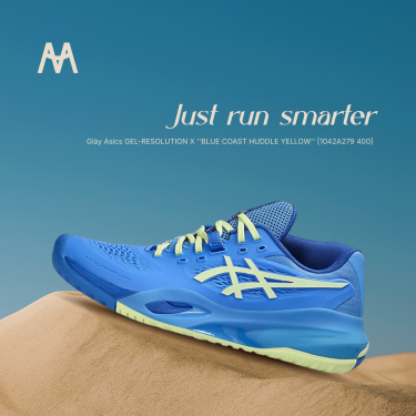Giày Asics GEL-RESOLUTION X ''BLUE COAST HUDDLE YELLOW'' [1042A279 400] - Image 1