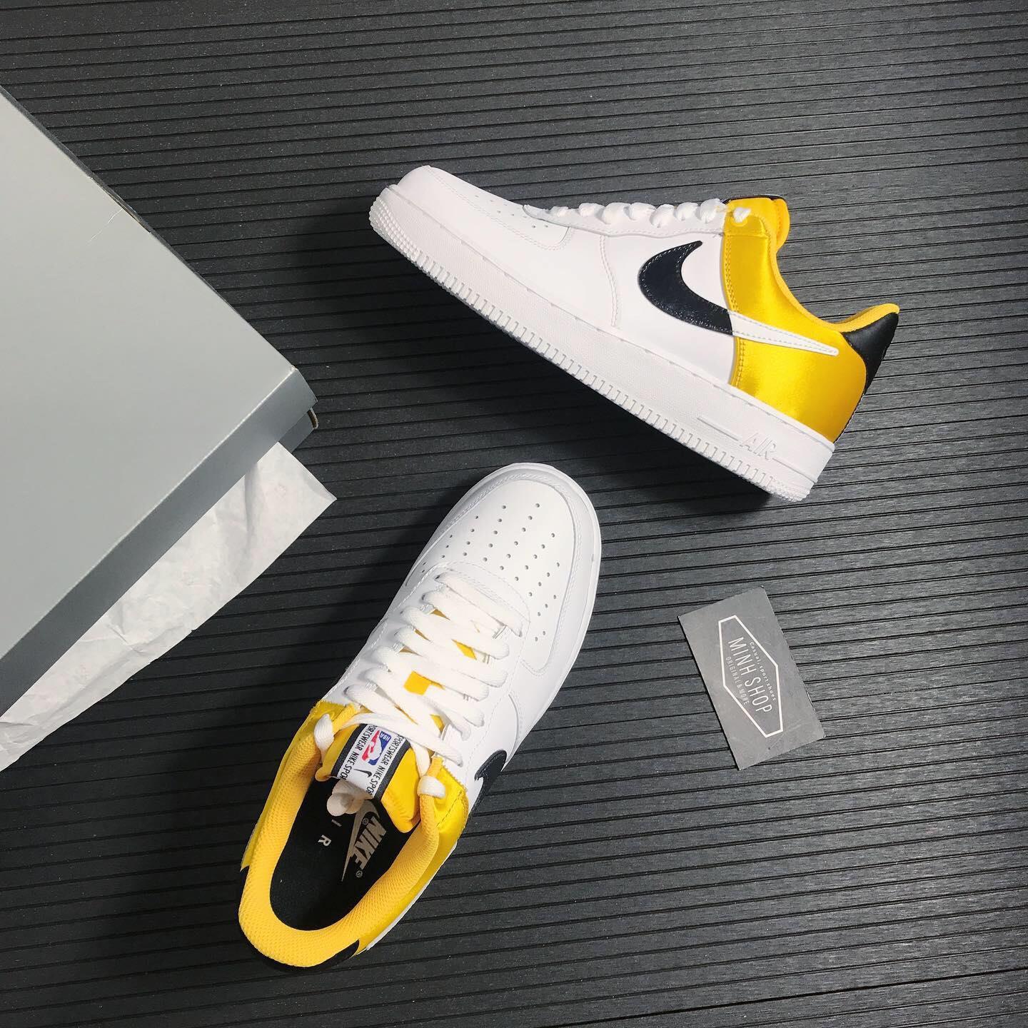 Minhshop.vn - GiÃ y Nike Air Force 1 x NBA with Amarillo Satin V ** [BQ4420 700]