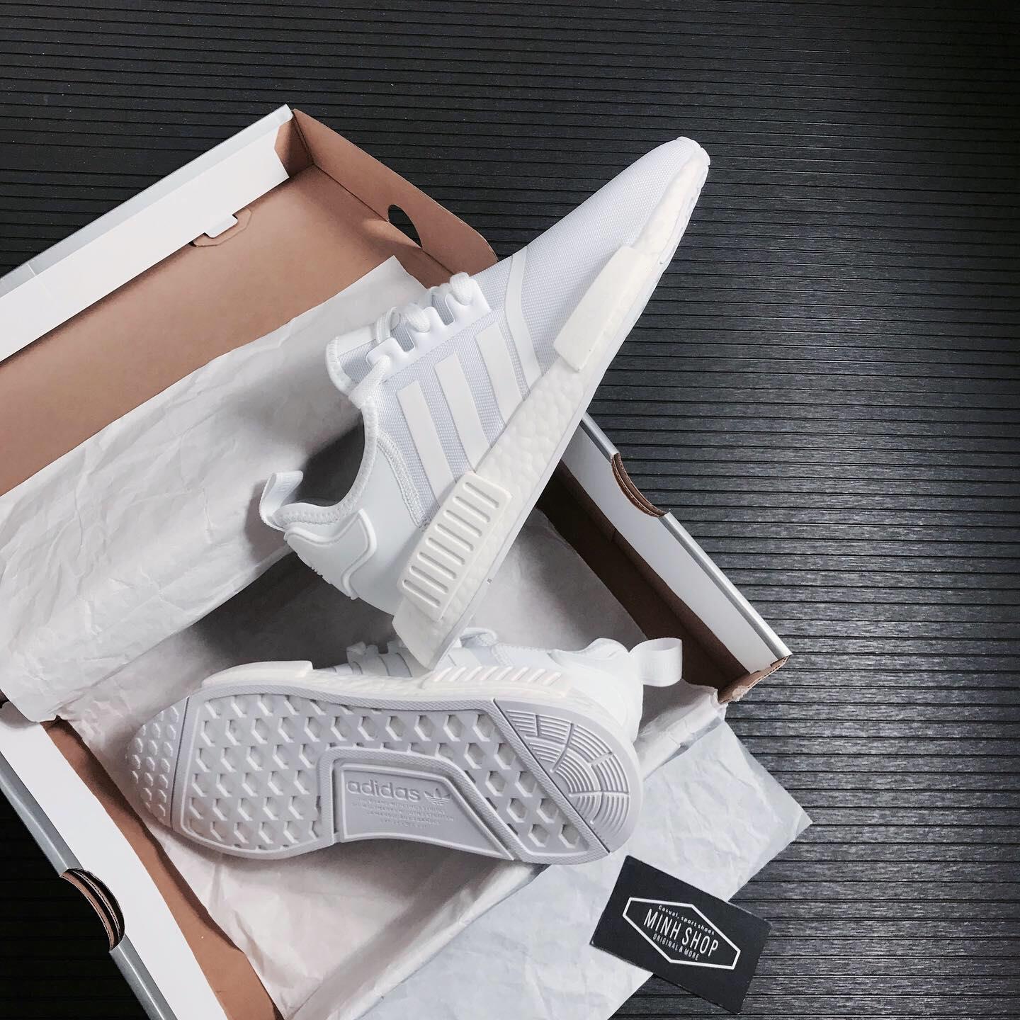 Minhshop.vn - GiÃ y Adidas NMD R1 'Triple White' ** [FY9384]